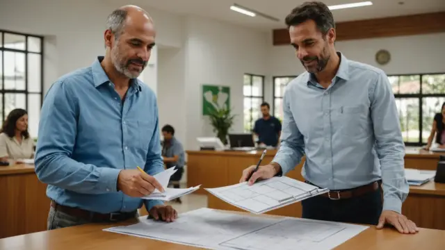 Entrega de projeto para o alvará de construção